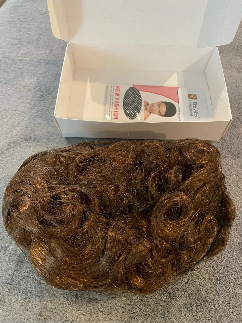 1920’s Finger Wave Style Wig Brown Halloween Cosplay Flapper Girl